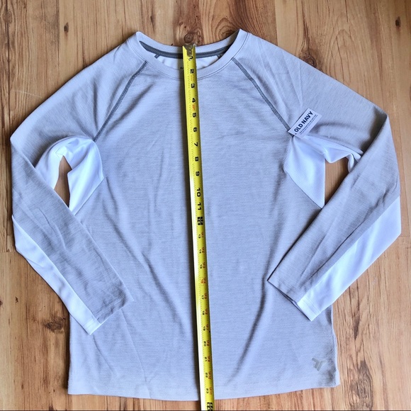 NEW Graphic Mesh T Shirt Long Sleeve XL Light Gray Boy’s UNISEX OLD NAVY - Picture 7 of 16